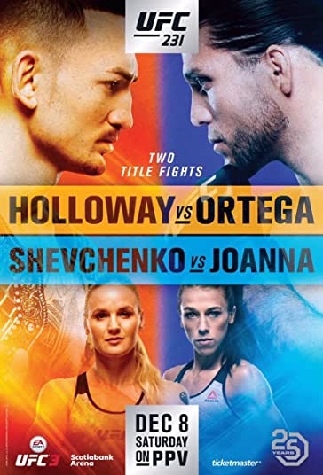 UFC 231: هالووی و اورتگا فیلم