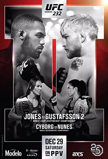 UFC 232: جونز و گوستافسون 2 فیلم