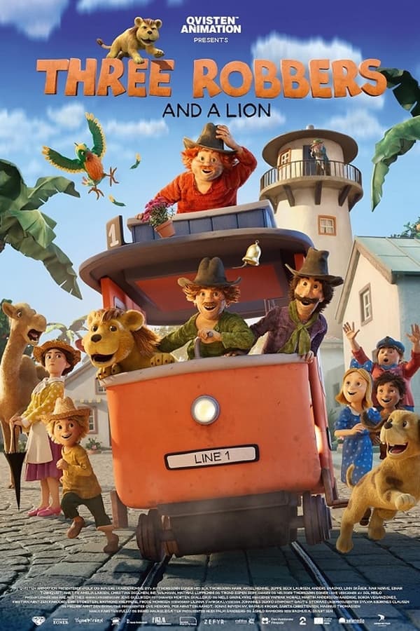 Three Robbers and a Lion فیلم